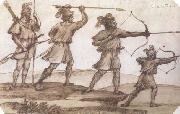 Claude Lorrain Four Archers (mk17) china oil painting reproduction